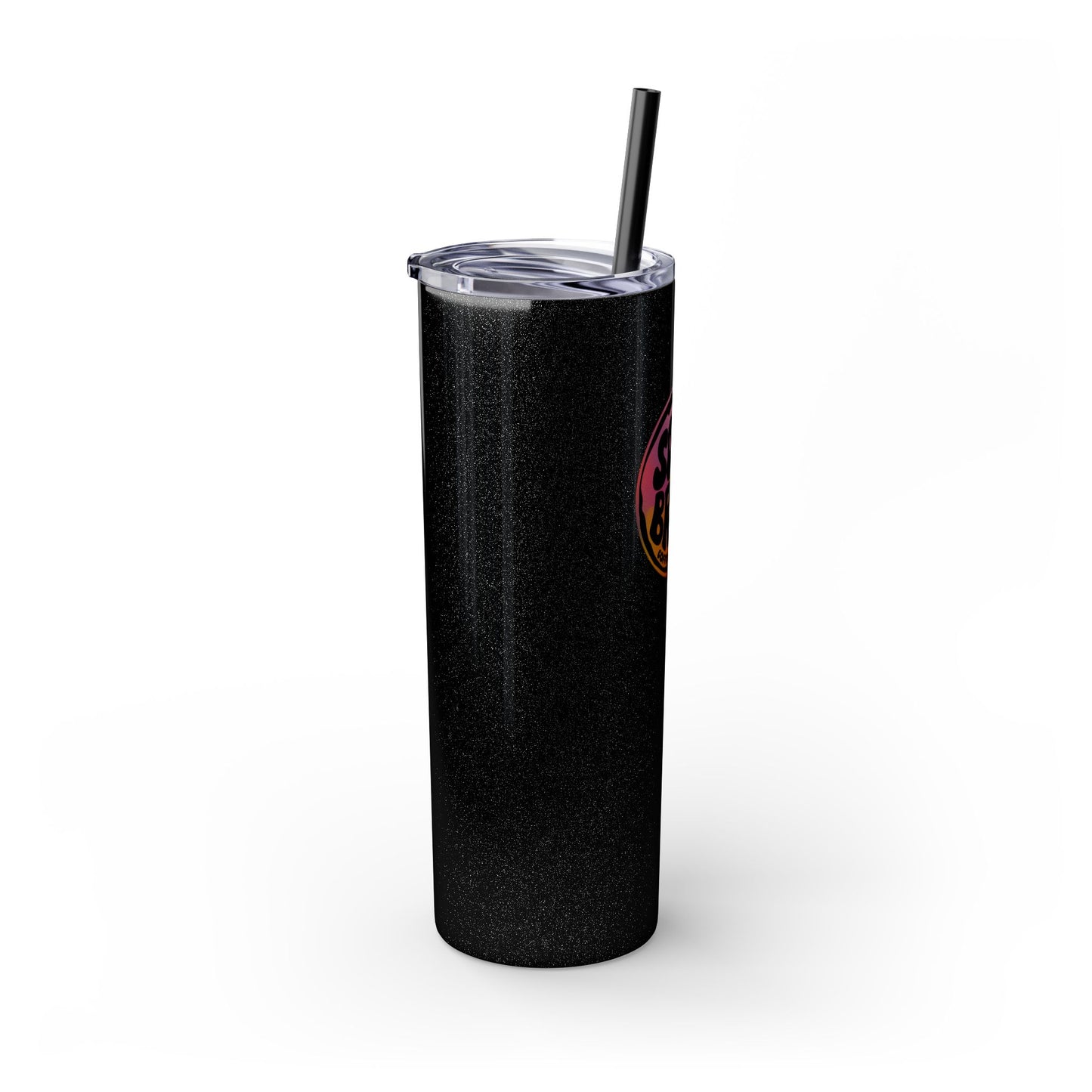 Soul Brew Glitter Tumbler with Straw, 20oz